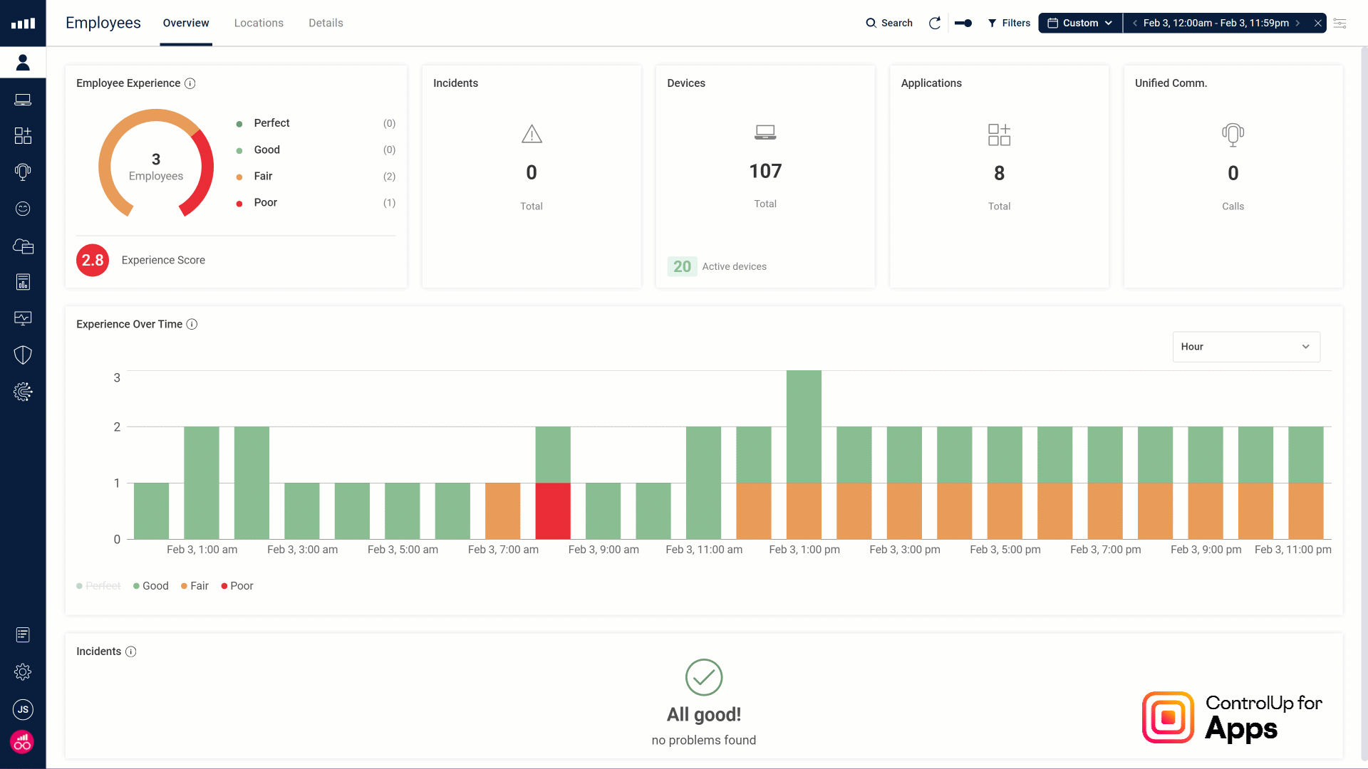 Animated GIF of ControlUp for Apps Initial Deployment